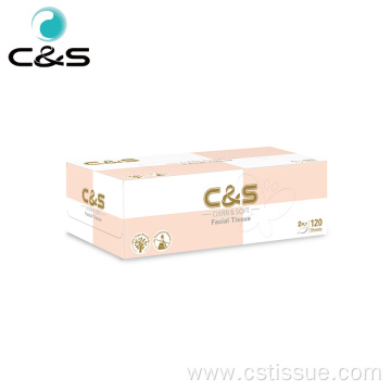 2 Ply 120 Sheets Facial Tissue